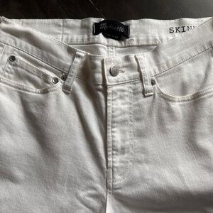 Madewell men’s white skinny jeans w30 x l32